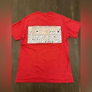 COLUMBIA RED FISHING LURES TSHIRT - Size Medium SKU:489